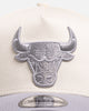 New Era Chicago Bulls 'Chrome Grey' 9FORTY A-Frame Snapback White/Silver