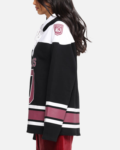 Queensland Rugby League Queensland Maroons Panel Hoodie Black