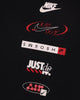 Nike Kids' Brandmark Stack T-Shirt Black