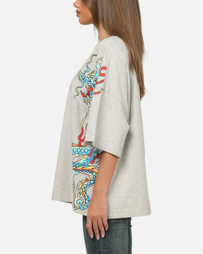 Ed Hardy Fireborn T-Shirt Grey Marle