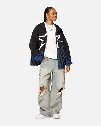 Carre Star Shooter Windbreaker Jacket Black/Blue