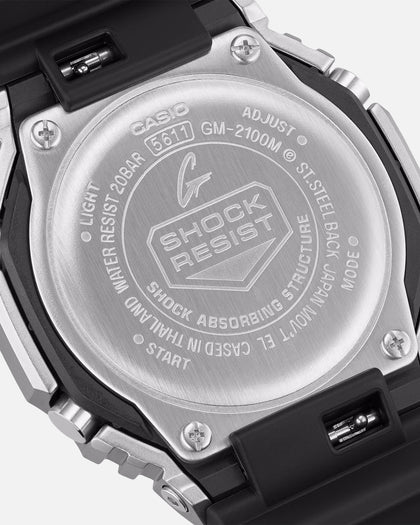 G Shock GM2100M-1A Watch Silver/Black