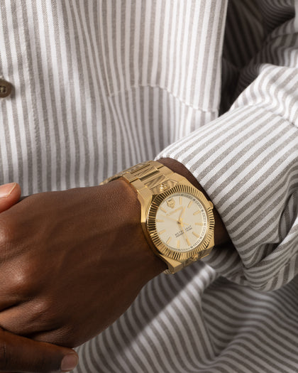 Phillip Plien Sport Metronaut Bracelet Watch Gold
