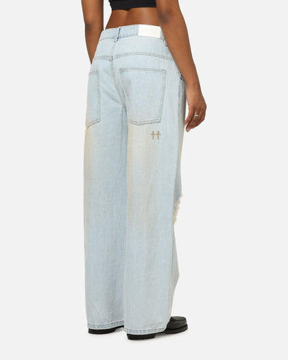 Saint Morta Amplus Distressed Jeans Light Dirty Denim