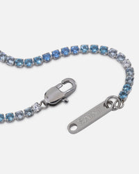 Saint Morta 2mm Micro Tennis Chain Iced White Gold
