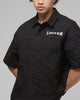 Loiter Work Wear Button Up Shirt Black