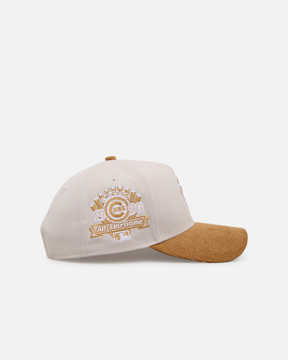 New Era Chicago Cubs 'Honey Pot' 9FORTY A-Frame Snapback Stone/Wheat
