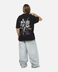 73Studio X WWE Rhea Ripley Vintage T-Shirt Black Acidwash