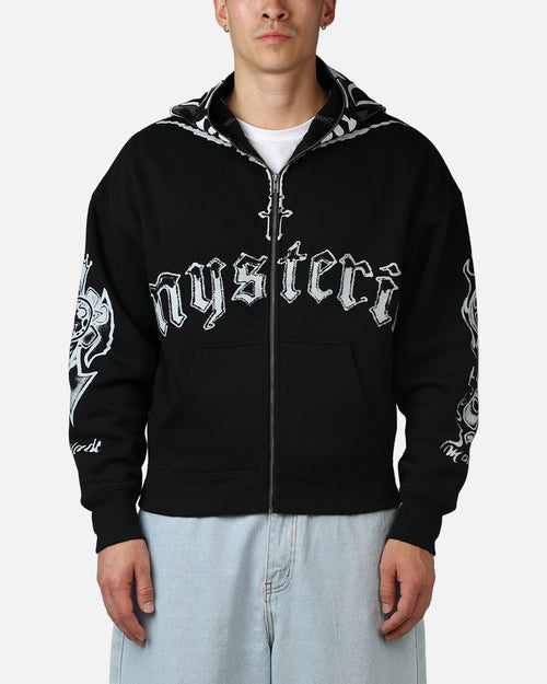 73 Studio Rey Mysterio Masked Hoodie Black Wash