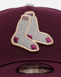 New Era Boston Red Sox 'Plum' 9FORTY A-Frame Snapback Plum