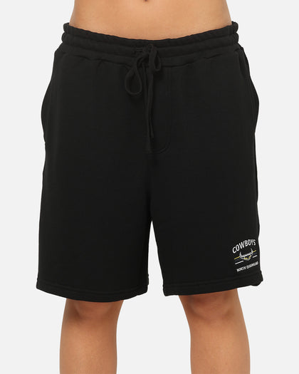 Bleacher Athletic North Queensland Cowboys NRL 1908 Track Shorts Black