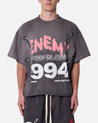 MNML Enemy T-Shirt Washed Black