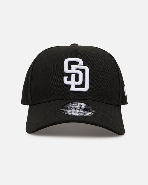 New Era San Diego Padres 'Easy Black and White' 9FORTY A-Frame Snapback Black/White