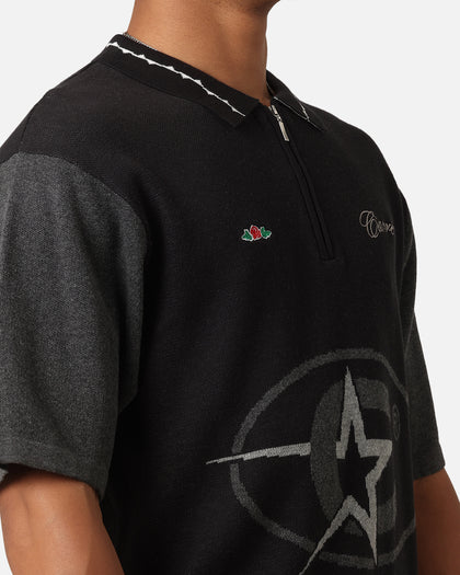 Carre C-Superstar Knitted Polo Shirt Black
