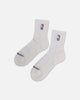 Pro Compression Classic NBA Logoman Crew Sock White