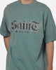 Saint Morta Medievil Boxy T-Shirt Washed Green