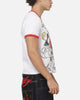 Ed Hardy Love Kills Slowly Ringer T-Shirt White