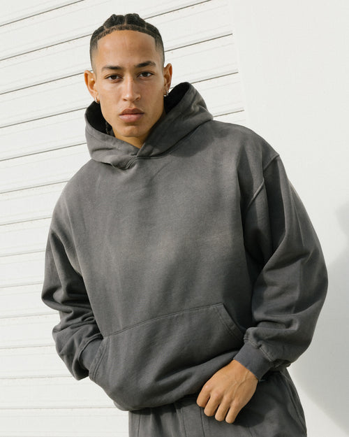 American Thrift Pullover Hoodie Washed Charcoal