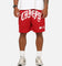 Mitchell & Ness Kansas City Chiefs Arch Script Shorts Red
