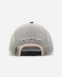 Pro Standard Vegas Golden Knights Chevron Pinch Trucker Hat Snapback Gold