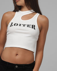 Loiter Women's Impact Multi Strap Tank White