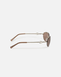 Le Specs Slinky Sunglasses Silver