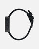 Adidas Black Aluminum Case Dial Black Silicone Strap Watch Black