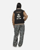 Carre x Disney M&F Varsity Jacket Washed Black