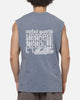 Saint Morta Wings Of Flight Oversized Muscle T-Shirt Washed Blue