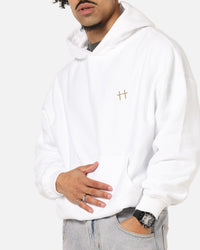 Saint Morta Studios Boxy Hoodie White