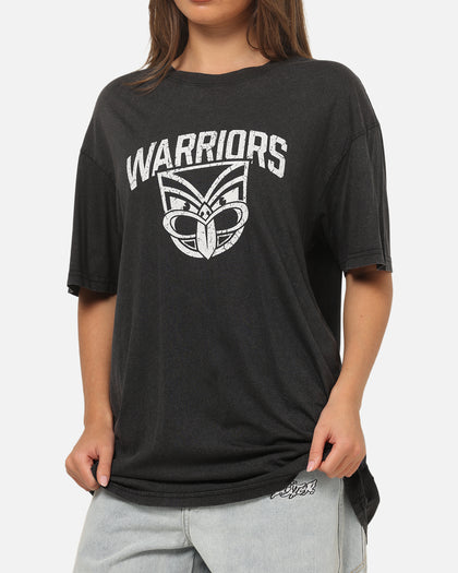 Bleacher Athletic New Zealand Warriors NRL Washed T-Shirt Black