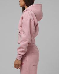 Loiter Women's In Script Zip Hoodie Orchid Pink