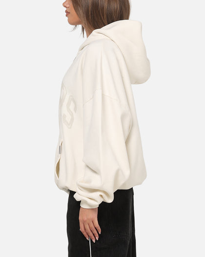 Represent Oweners Zip Through Hoodie Chalk