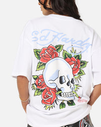 Ed Hardy Death & Bloom T-Shirt White