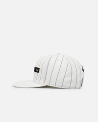 Pro Standard Vegas Golden Knights Pinstripe Snapback Eggshell/Yellow