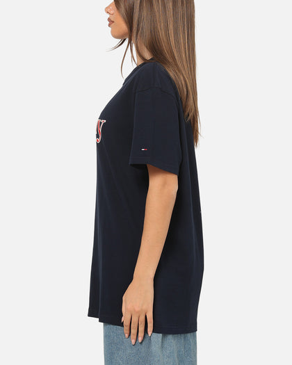 Tommy Jeans Appliq Graphic T-Shirt Navy