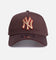 New Era New York Yankees 'Choc Cherry' 9FORTY A-Frame Snapback Dark Brown