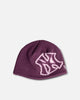 New Era New York Yankees Skully Oversize Beanie Dark Red