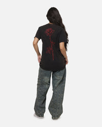 XXIII Rose T-Shirt Black/Red
