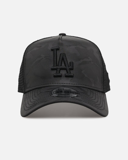 New Era Los Angeles Dodgers 'Camo' 9FORTY A-Frame Trucker Snapback Black