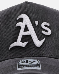47 Brand Oakland Athletics 'Washed Black' Offside DT Snapback Washed Black