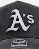 47 Brand Oakland Athletics 'Washed Black' Offside DT Snapback Washed Black