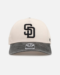 47 Brand San Diego Padres 'Washed Black Visor' 47 Offside Snapback Natural