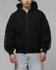 Loiter Rodeo Hybrid Zip Hoodie Black