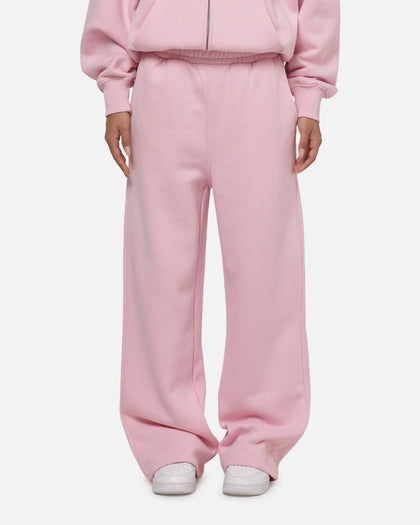 Ed Hardy Women's Distressed Trackpants Pink