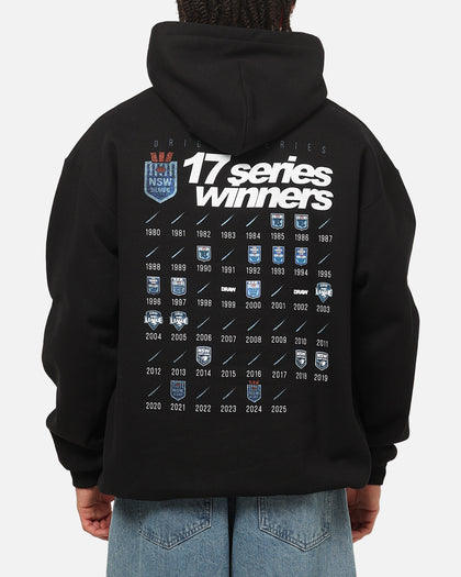 Mitchell & Ness New South Wales Blues 17 X Series Vintage Hoodie Black