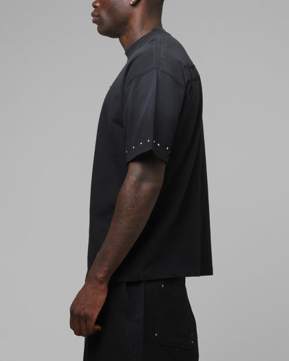 Loiter Rodeo Applique T-Shirt Black