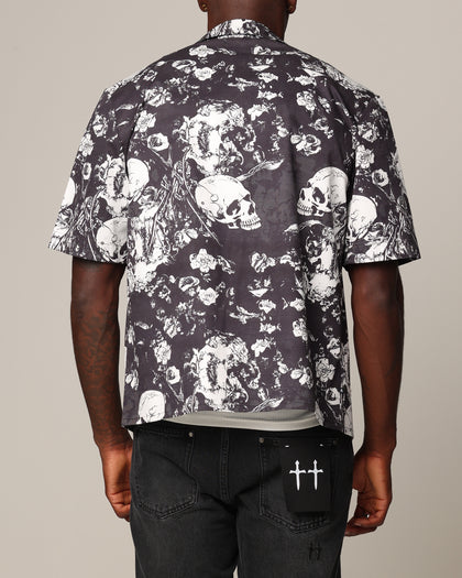 Saint Morta Undying Love Short Sleeve Shirt Black/White