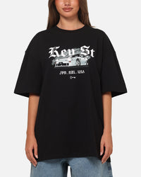 Key Street Lightning T-Shirt Black