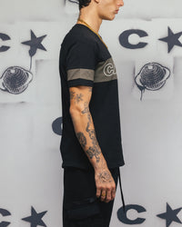 Carre Bars T-Shirt Black/Khaki